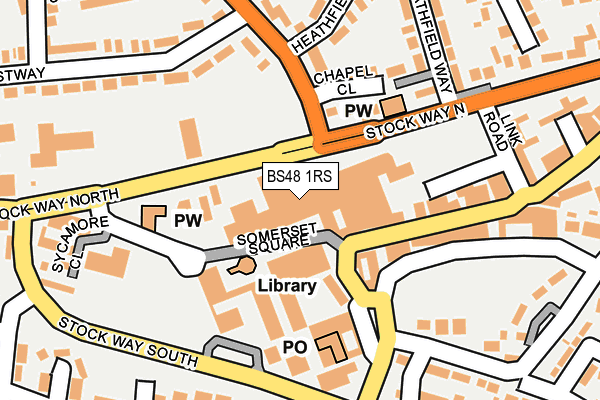 BS48 1RS map - OS OpenMap – Local (Ordnance Survey)
