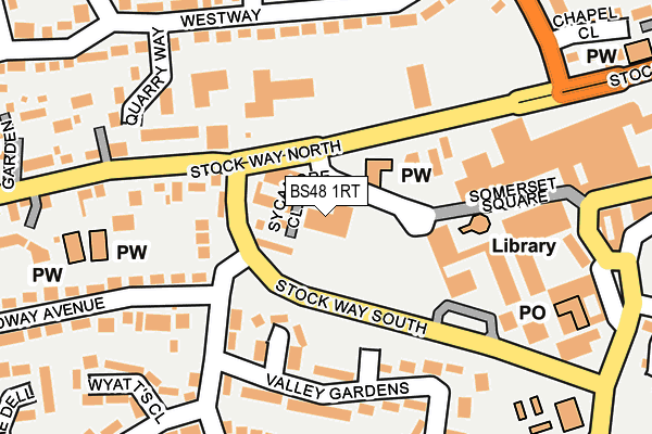 BS48 1RT map - OS OpenMap – Local (Ordnance Survey)