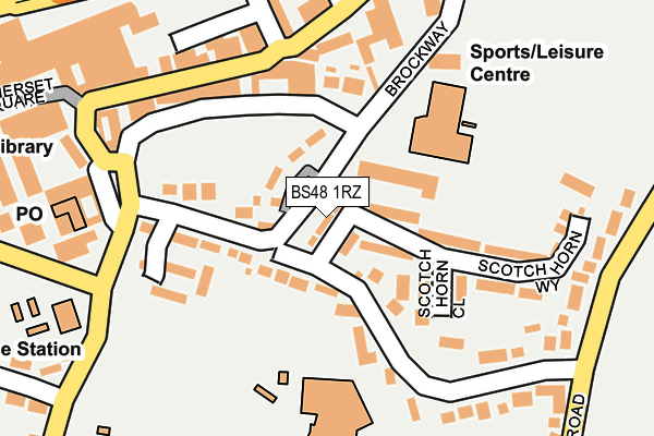 BS48 1RZ map - OS OpenMap – Local (Ordnance Survey)