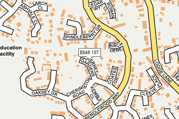 BS48 1ST map - OS OpenMap – Local (Ordnance Survey)