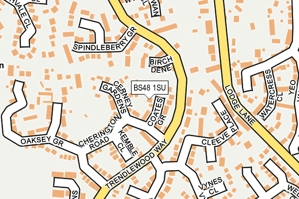 BS48 1SU map - OS OpenMap – Local (Ordnance Survey)