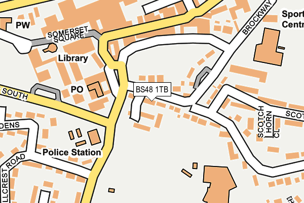 BS48 1TB map - OS OpenMap – Local (Ordnance Survey)