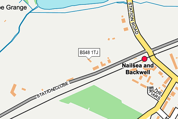 BS48 1TJ map - OS OpenMap – Local (Ordnance Survey)