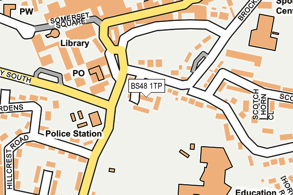 BS48 1TP map - OS OpenMap – Local (Ordnance Survey)
