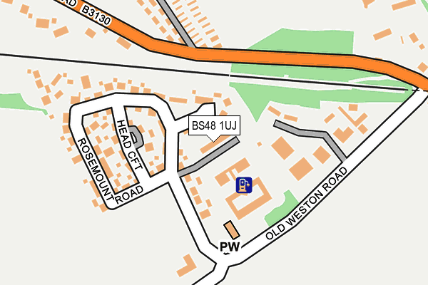 BS48 1UJ map - OS OpenMap – Local (Ordnance Survey)