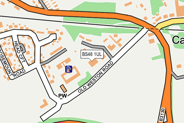 BS48 1UL map - OS OpenMap – Local (Ordnance Survey)