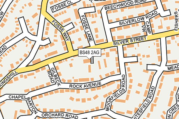 BS48 2AG map - OS OpenMap – Local (Ordnance Survey)