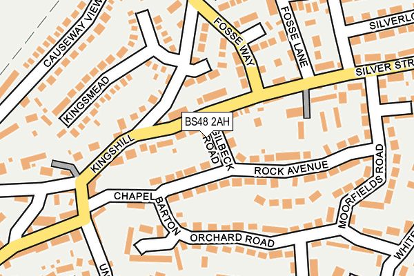 BS48 2AH map - OS OpenMap – Local (Ordnance Survey)