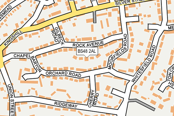 BS48 2AL map - OS OpenMap – Local (Ordnance Survey)