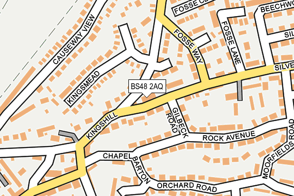 BS48 2AQ map - OS OpenMap – Local (Ordnance Survey)