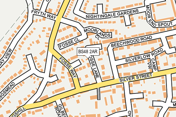 BS48 2AR map - OS OpenMap – Local (Ordnance Survey)