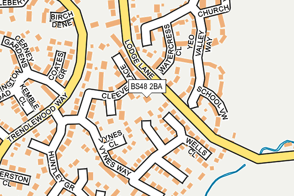 BS48 2BA map - OS OpenMap – Local (Ordnance Survey)