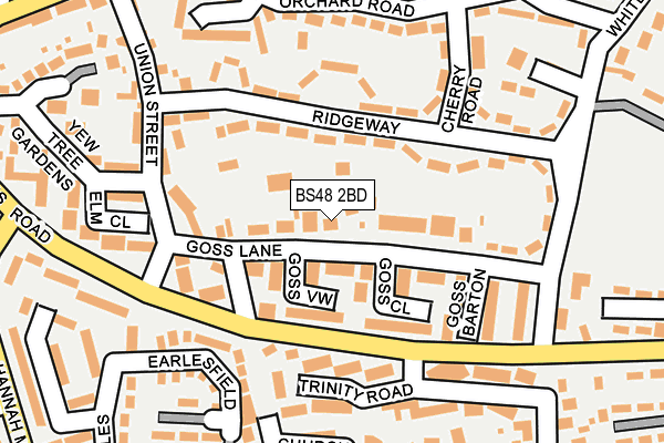 BS48 2BD map - OS OpenMap – Local (Ordnance Survey)