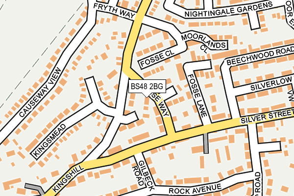 BS48 2BG map - OS OpenMap – Local (Ordnance Survey)