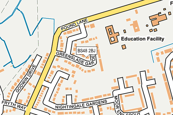 BS48 2BJ map - OS OpenMap – Local (Ordnance Survey)