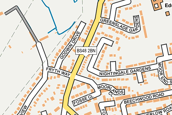 BS48 2BN map - OS OpenMap – Local (Ordnance Survey)