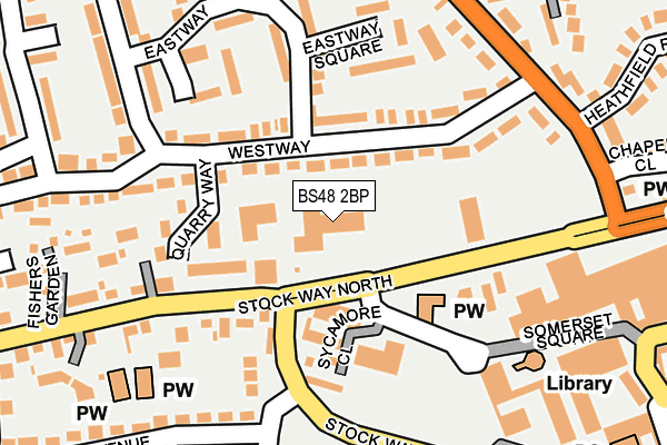 BS48 2BP map - OS OpenMap – Local (Ordnance Survey)