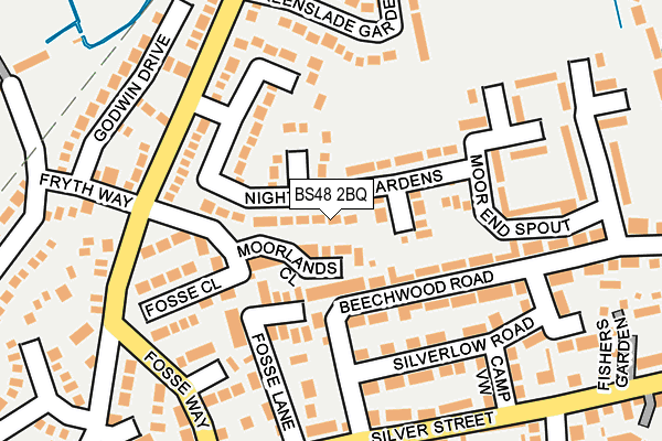 BS48 2BQ map - OS OpenMap – Local (Ordnance Survey)