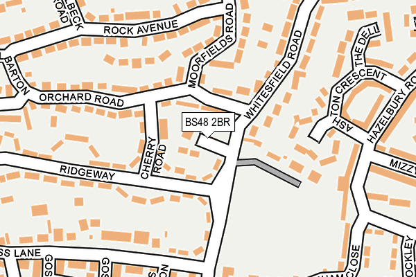BS48 2BR map - OS OpenMap – Local (Ordnance Survey)