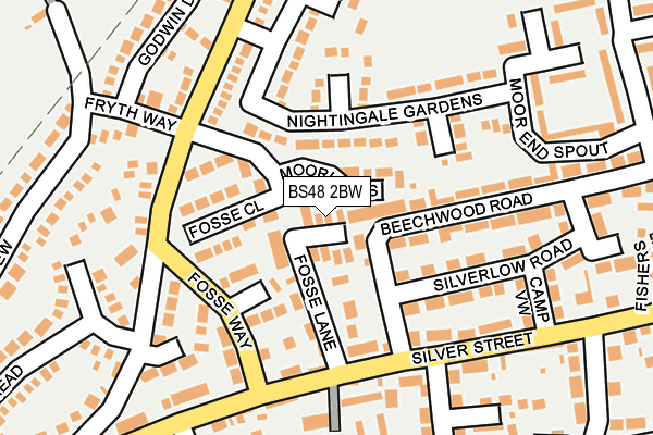 BS48 2BW map - OS OpenMap – Local (Ordnance Survey)
