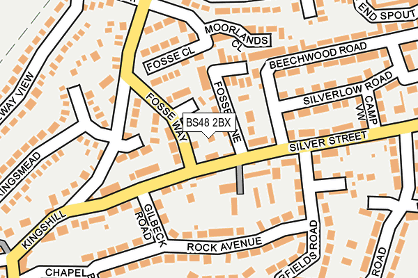 BS48 2BX map - OS OpenMap – Local (Ordnance Survey)