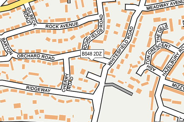 BS48 2DZ map - OS OpenMap – Local (Ordnance Survey)