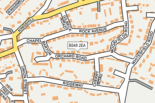 BS48 2EA map - OS OpenMap – Local (Ordnance Survey)