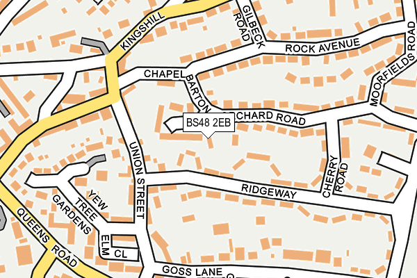 BS48 2EB map - OS OpenMap – Local (Ordnance Survey)