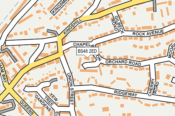 BS48 2ED map - OS OpenMap – Local (Ordnance Survey)