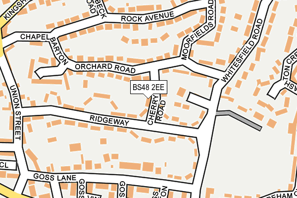 BS48 2EE map - OS OpenMap – Local (Ordnance Survey)