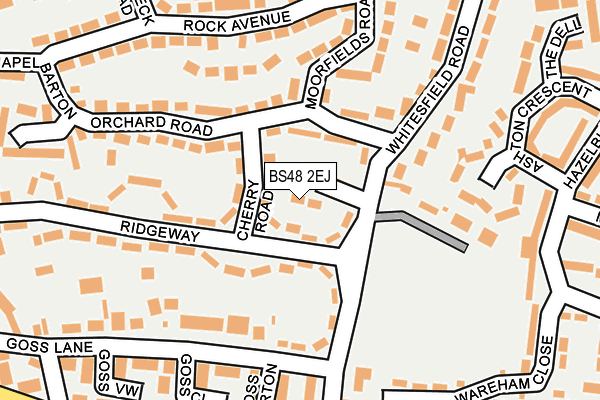 BS48 2EJ map - OS OpenMap – Local (Ordnance Survey)