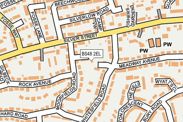 BS48 2EL map - OS OpenMap – Local (Ordnance Survey)