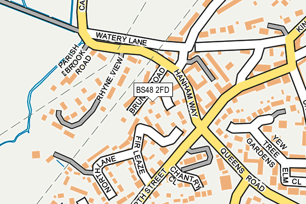 BS48 2FD map - OS OpenMap – Local (Ordnance Survey)
