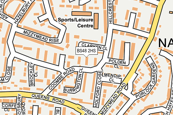 BS48 2HS map - OS OpenMap – Local (Ordnance Survey)