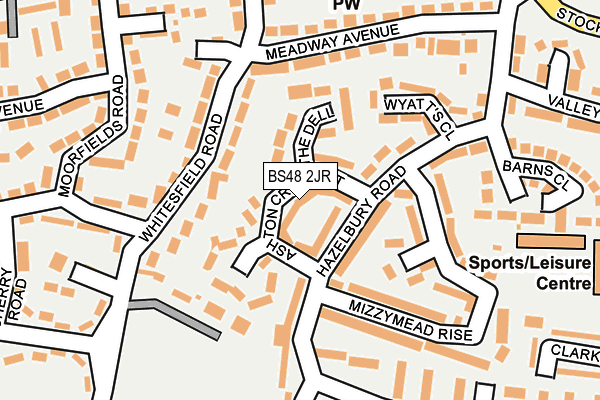 BS48 2JR map - OS OpenMap – Local (Ordnance Survey)