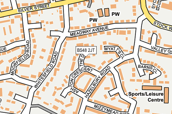 BS48 2JT map - OS OpenMap – Local (Ordnance Survey)