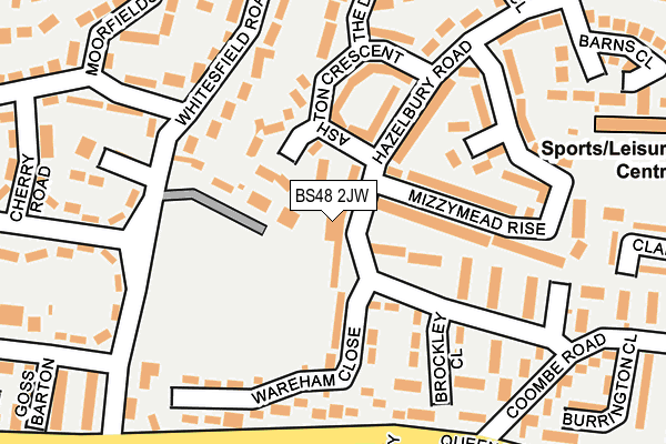BS48 2JW map - OS OpenMap – Local (Ordnance Survey)