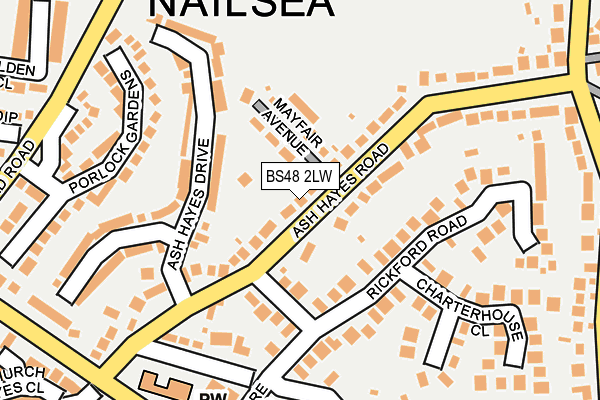 BS48 2LW map - OS OpenMap – Local (Ordnance Survey)