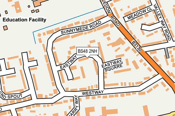 BS48 2NH map - OS OpenMap – Local (Ordnance Survey)