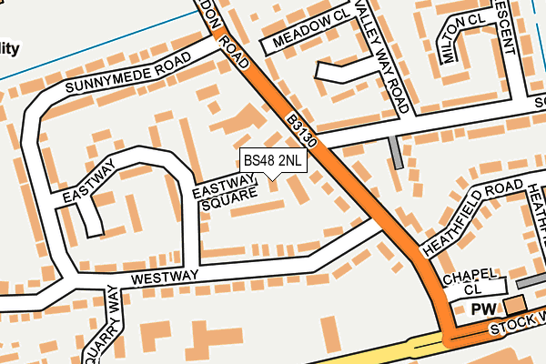 BS48 2NL map - OS OpenMap – Local (Ordnance Survey)