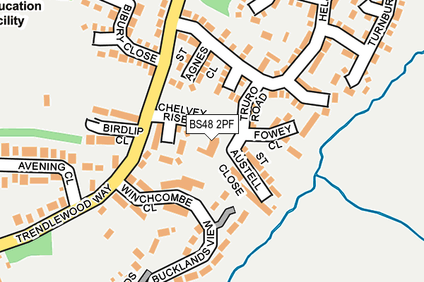 BS48 2PF map - OS OpenMap – Local (Ordnance Survey)