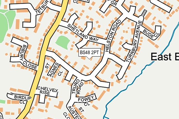 BS48 2PT map - OS OpenMap – Local (Ordnance Survey)
