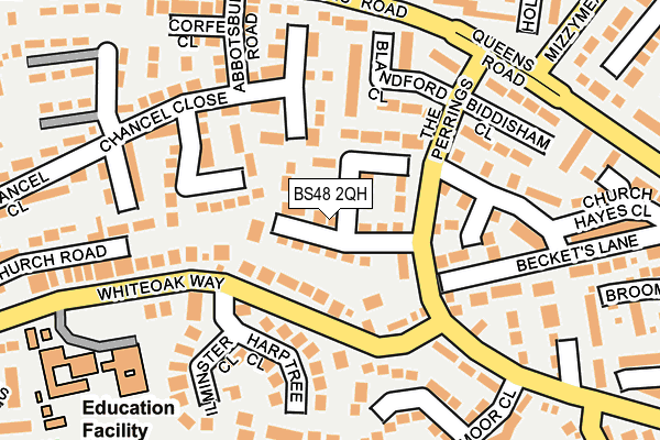 BS48 2QH map - OS OpenMap – Local (Ordnance Survey)