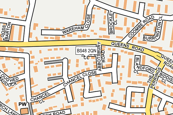 BS48 2QN map - OS OpenMap – Local (Ordnance Survey)
