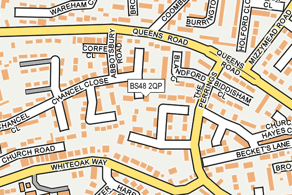 BS48 2QP map - OS OpenMap – Local (Ordnance Survey)