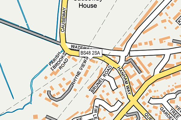 BS48 2SA map - OS OpenMap – Local (Ordnance Survey)