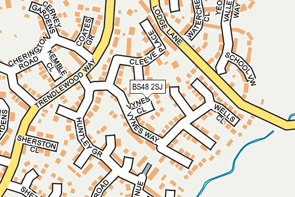 BS48 2SJ map - OS OpenMap – Local (Ordnance Survey)