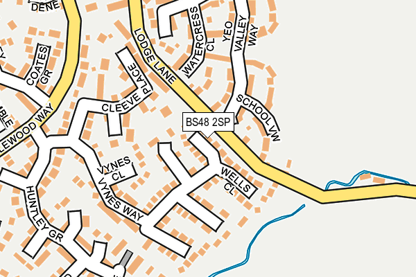 BS48 2SP map - OS OpenMap – Local (Ordnance Survey)