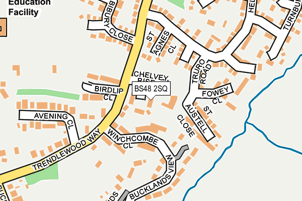 BS48 2SQ map - OS OpenMap – Local (Ordnance Survey)