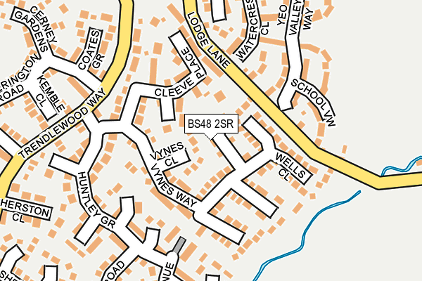 BS48 2SR map - OS OpenMap – Local (Ordnance Survey)